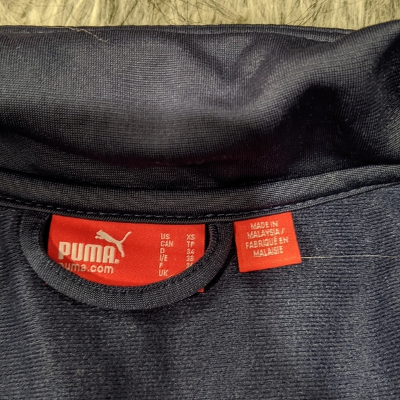 💗SOLD💗Puma navy and pink zippered jacket - Picture 4 of 7